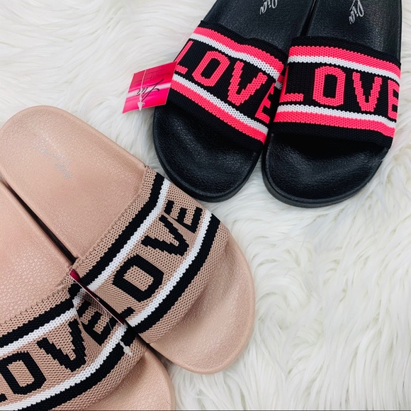 Nude LOVE knit slide - Picture 7 of 7